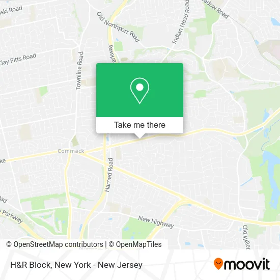 H&R Block map