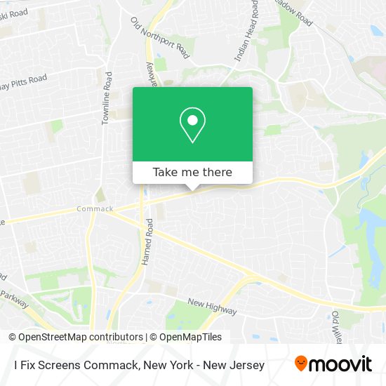 Mapa de I Fix Screens Commack