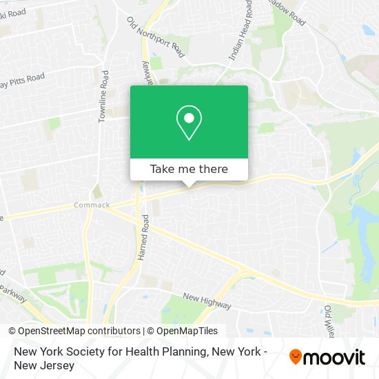 Mapa de New York Society for Health Planning