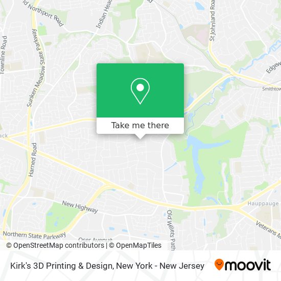 Kirk's 3D Printing & Design map