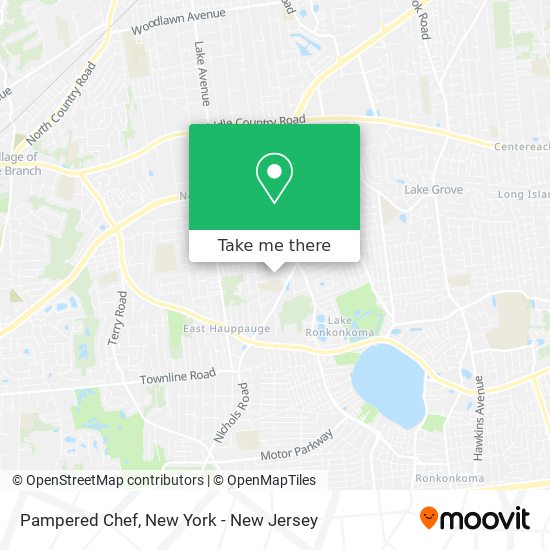 Pampered Chef map