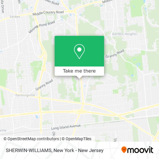 SHERWIN-WILLIAMS map