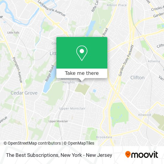 The Best Subscriptions map