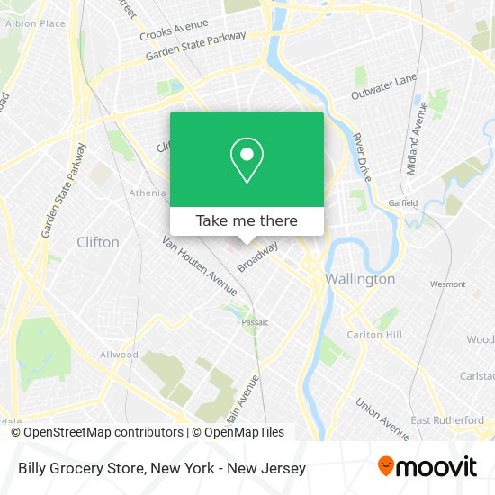 Billy Grocery Store map