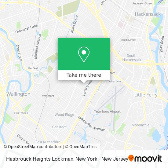 Hasbrouck Heights Lockman map