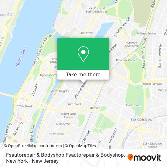 Fsautorepair & Bodyshop Fsautorepair & Bodyshop map