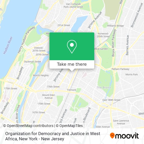 Organization for Democracy and Justice in West Africa map