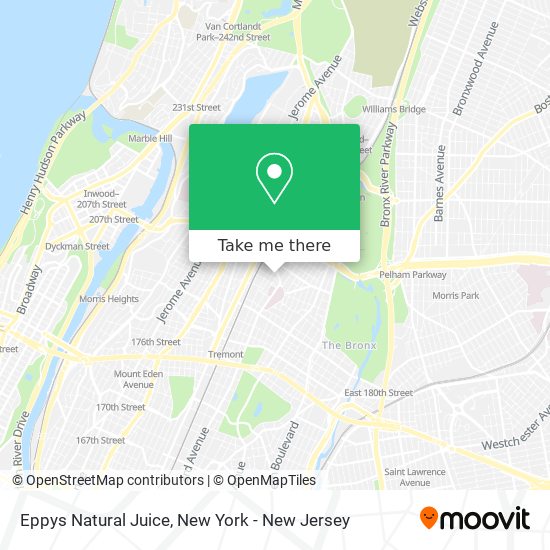 Eppys Natural Juice map