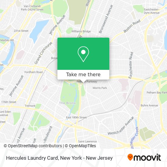 Mapa de Hercules Laundry Card