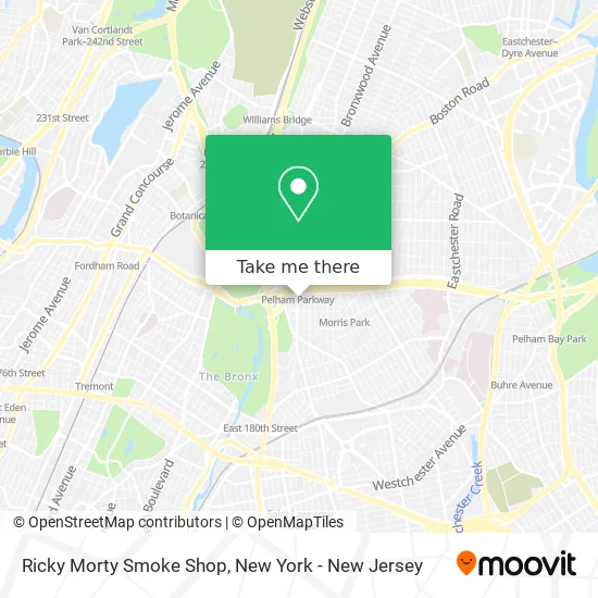 Ricky Morty Smoke Shop map