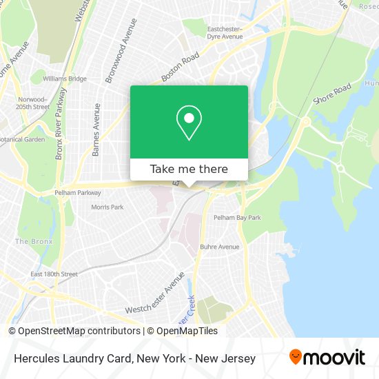 Hercules Laundry Card map