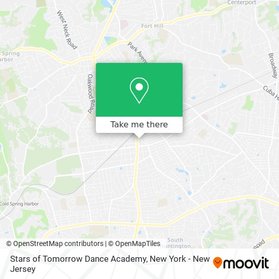 Stars of Tomorrow Dance Academy map