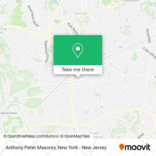 Anthony Peter Masonry map