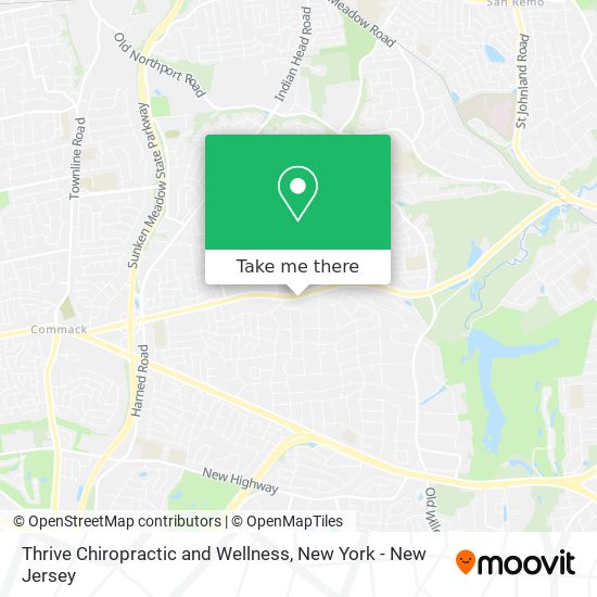 Mapa de Thrive Chiropractic and Wellness