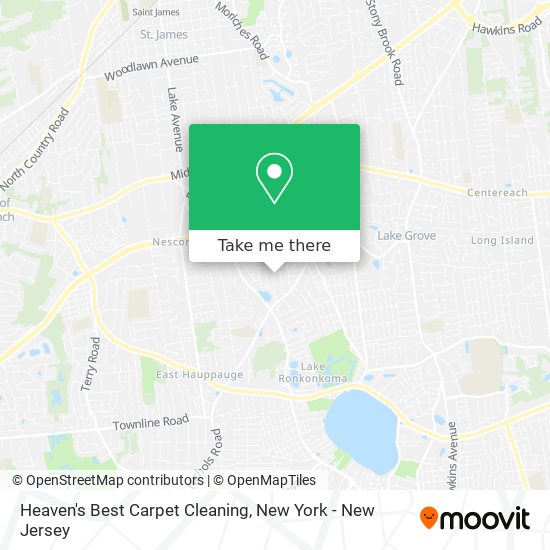 Heaven's Best Carpet Cleaning map