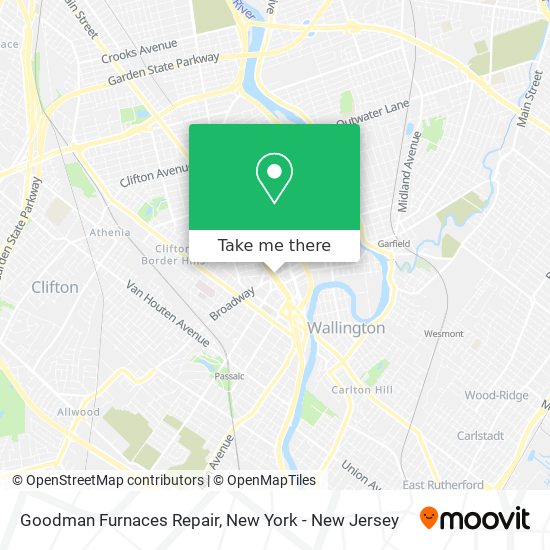 Mapa de Goodman Furnaces Repair