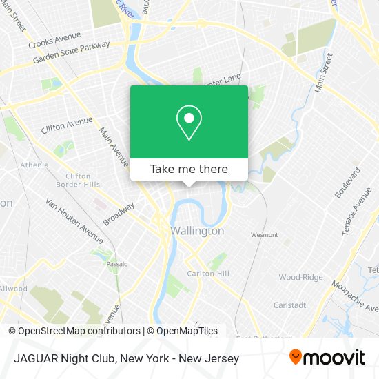 JAGUAR Night Club map