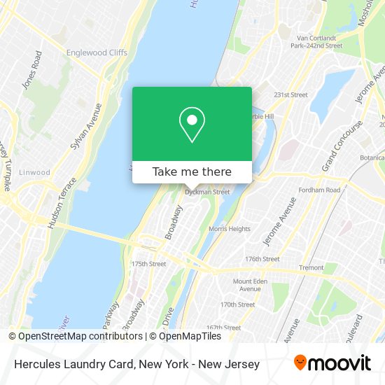 Mapa de Hercules Laundry Card