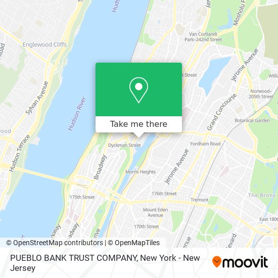 PUEBLO BANK TRUST COMPANY map