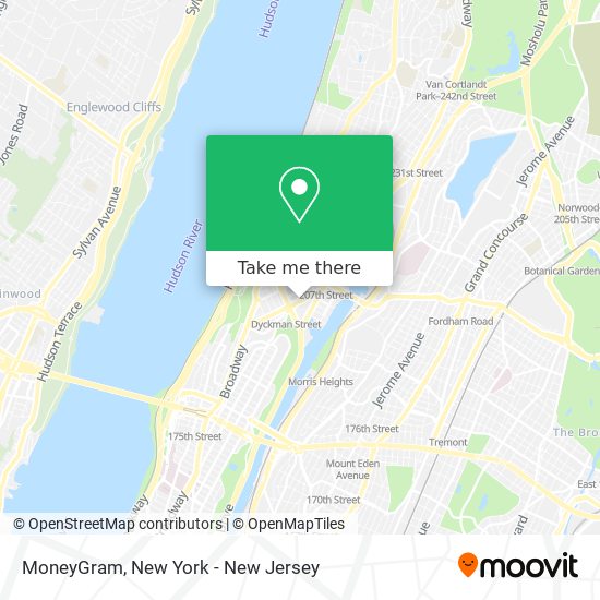 MoneyGram map