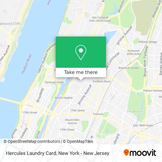 Mapa de Hercules Laundry Card