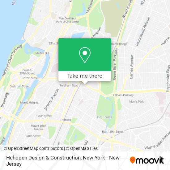 Hchopen Design & Construction map