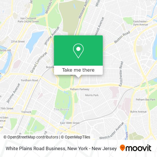 Mapa de White Plains Road Business