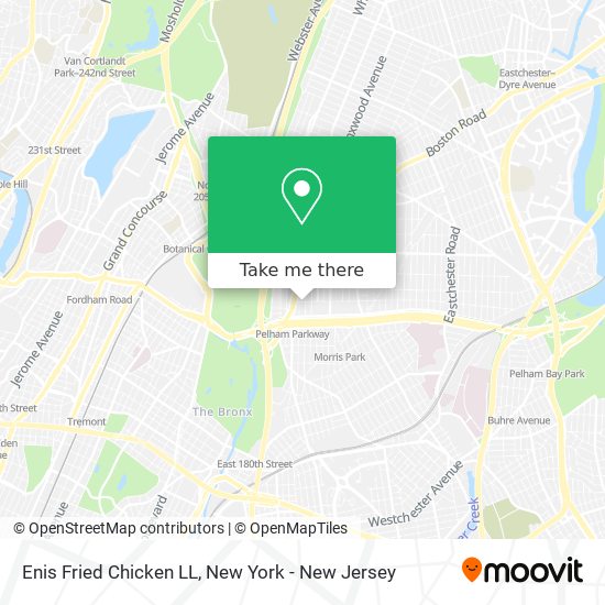 Enis Fried Chicken LL map