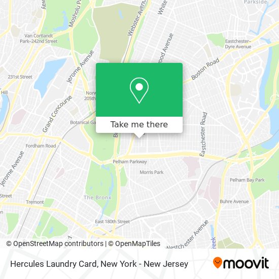 Mapa de Hercules Laundry Card