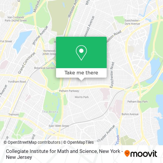 Collegiate Institute for Math and Science map