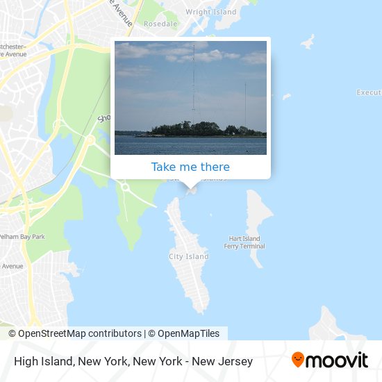 High Island, New York map