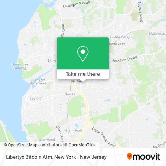 Mapa de Libertyx Bitcoin Atm