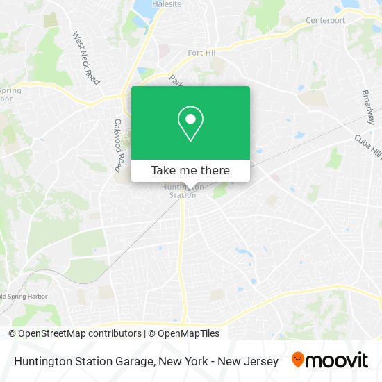 Huntington Station Garage map