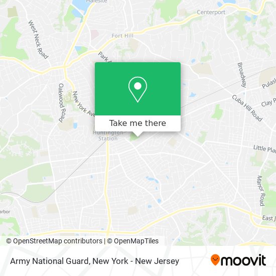 Army National Guard map