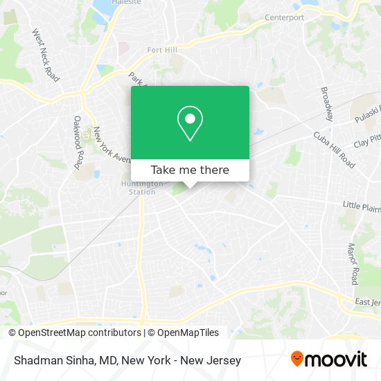 Mapa de Shadman Sinha, MD