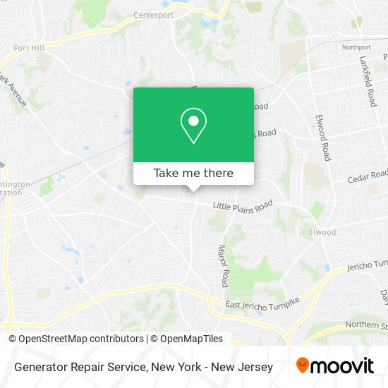 Generator Repair Service map