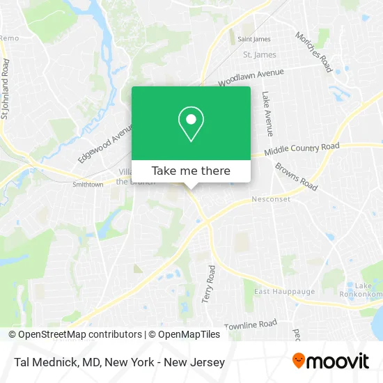 Tal Mednick, MD map