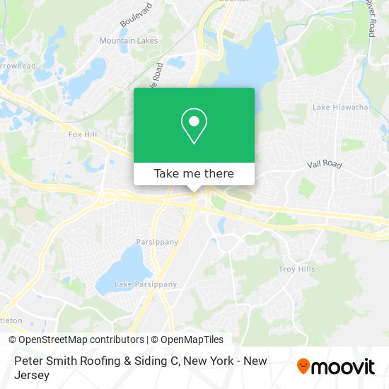 Peter Smith Roofing & Siding C map