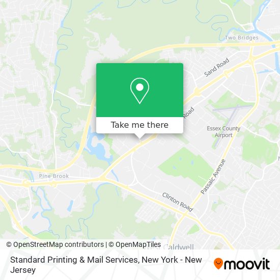 Mapa de Standard Printing & Mail Services