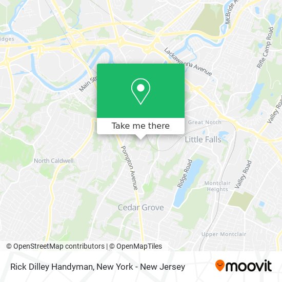 Rick Dilley Handyman map