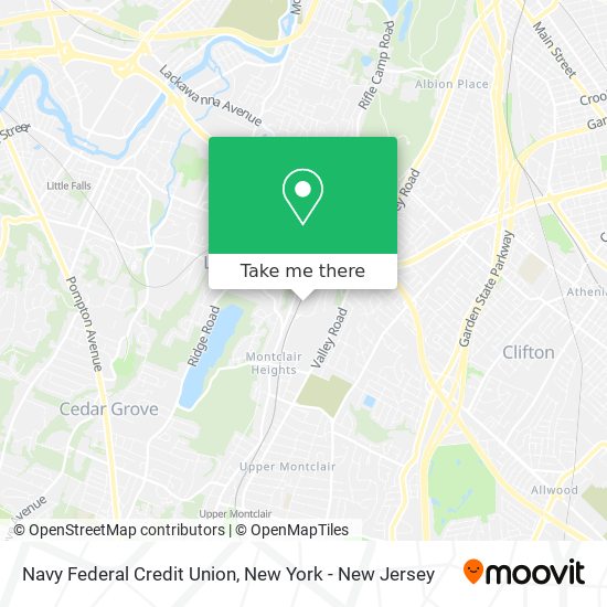 Navy Federal Credit Union map