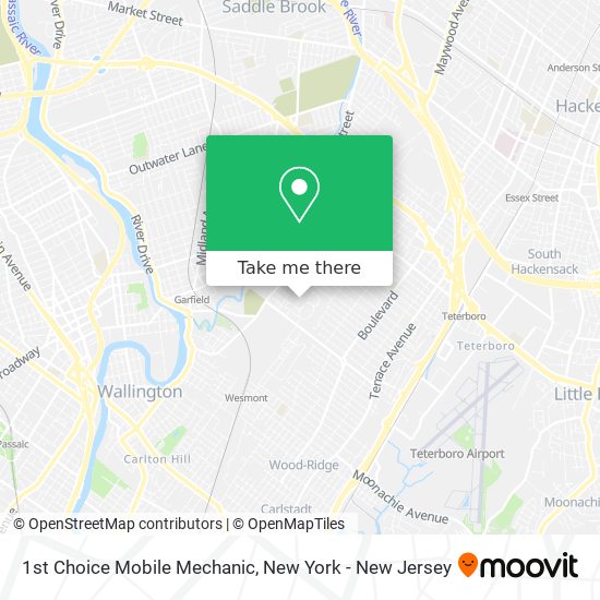 1st Choice Mobile Mechanic map