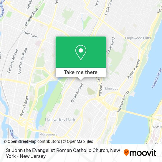 Mapa de St John the Evangelist Roman Catholic Church