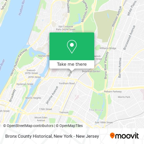 Mapa de Bronx County Historical