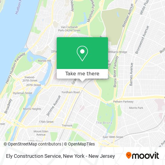 Ely Construction Service map