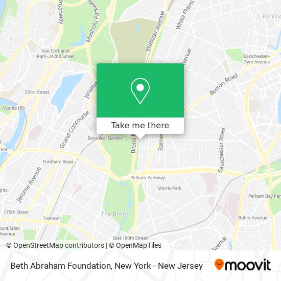 Beth Abraham Foundation map