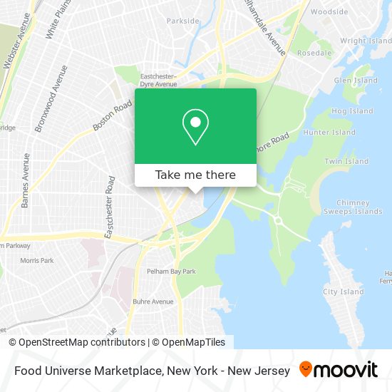 Food Universe Marketplace map