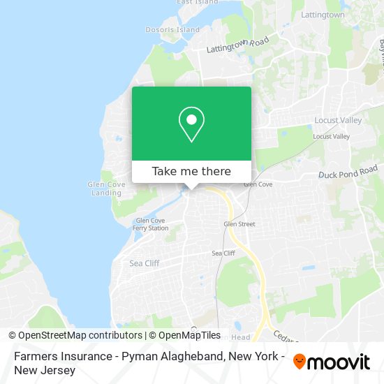 Farmers Insurance - Pyman Alagheband map