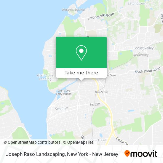 Joseph Raso Landscaping map