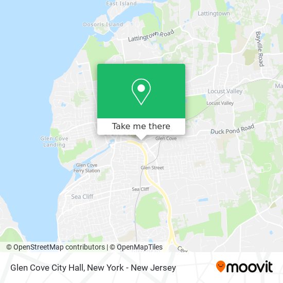 Glen Cove City Hall map